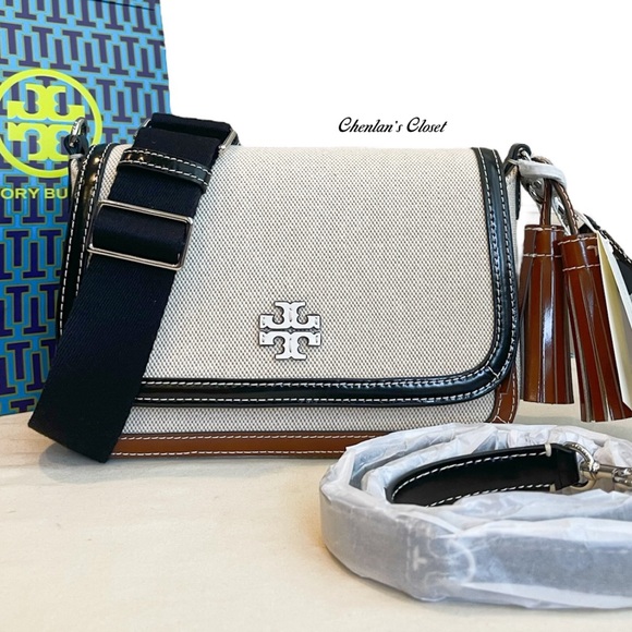 Tory Burch Handbags - 🔥NeW! Tory Burch Thea Canvas Convertible Bag